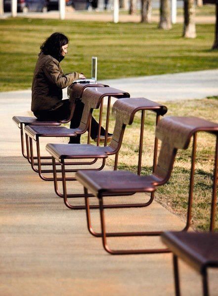 Street furniture which is versatile but practical